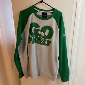 Nike Philadelphia eagles crewneck size XL Kelly green